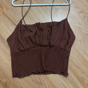 Pac sun brown tank top! Size medium!